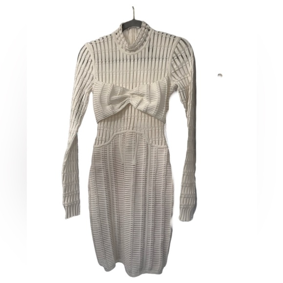 Herve Leger white Shadow
Stripe Dress - Picture 7 of 9